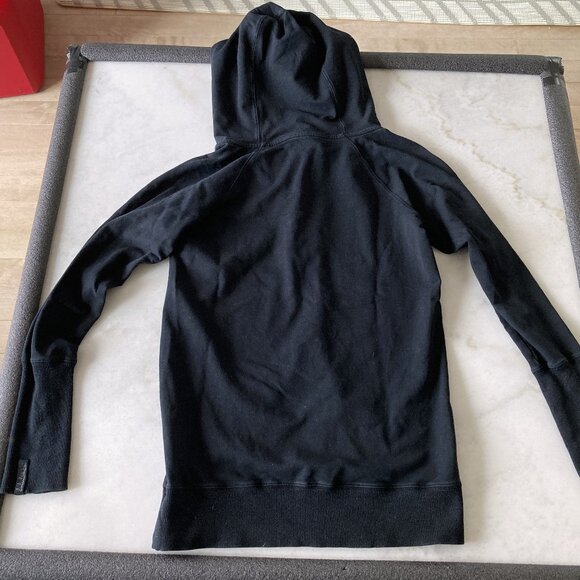 Lululemon Feel The Love black hoodie / pullover / hooded sweatshirt, 1/4 zip - Picture 3 of 6